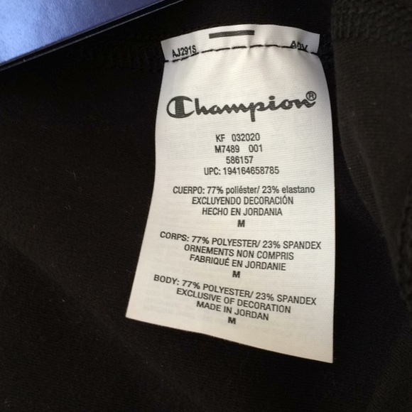 New! Champion medium black sports bike shorts. - Picture 4 of 9